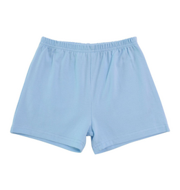 Itsy Bitsy Knit Shorts, Light Blue