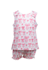 The Proper Peony Pima Grosgrain Bloomer Set