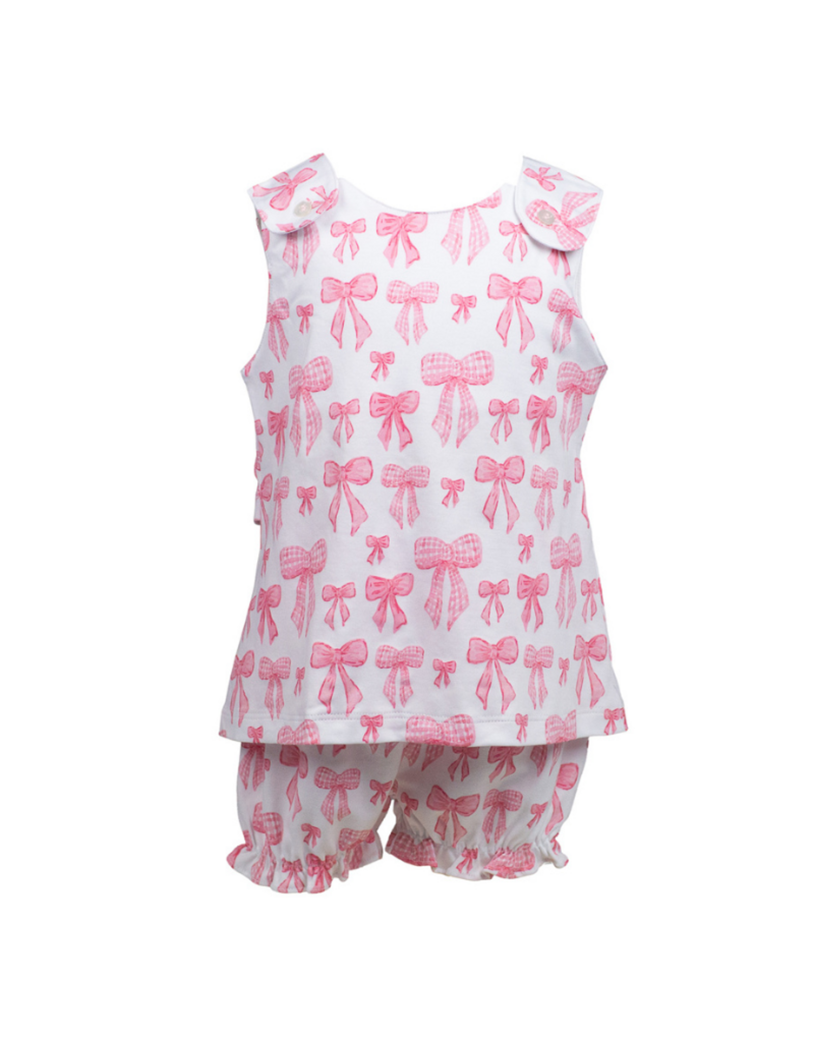 The Proper Peony Pima Grosgrain Bloomer Set