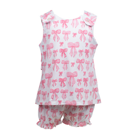 The Proper Peony Pima Grosgrain Bloomer Set