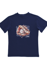 The Bailey Boys Navy Baseball Logo Tee