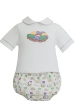 Krewe Kids Tanner King Cake Diaper Set