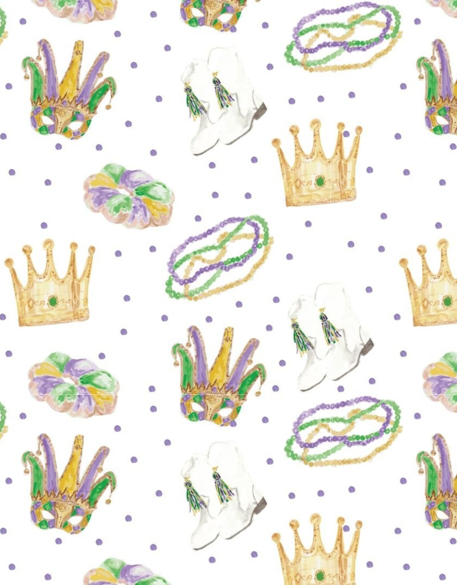 Krewe Kids Tanner King Cake Diaper Set