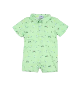 BlueQuail Clothing Co. Dogwood Polo SS Romper