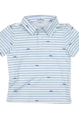 BlueQuail Clothing Co. Gone Fishin' Polo SS Shirt