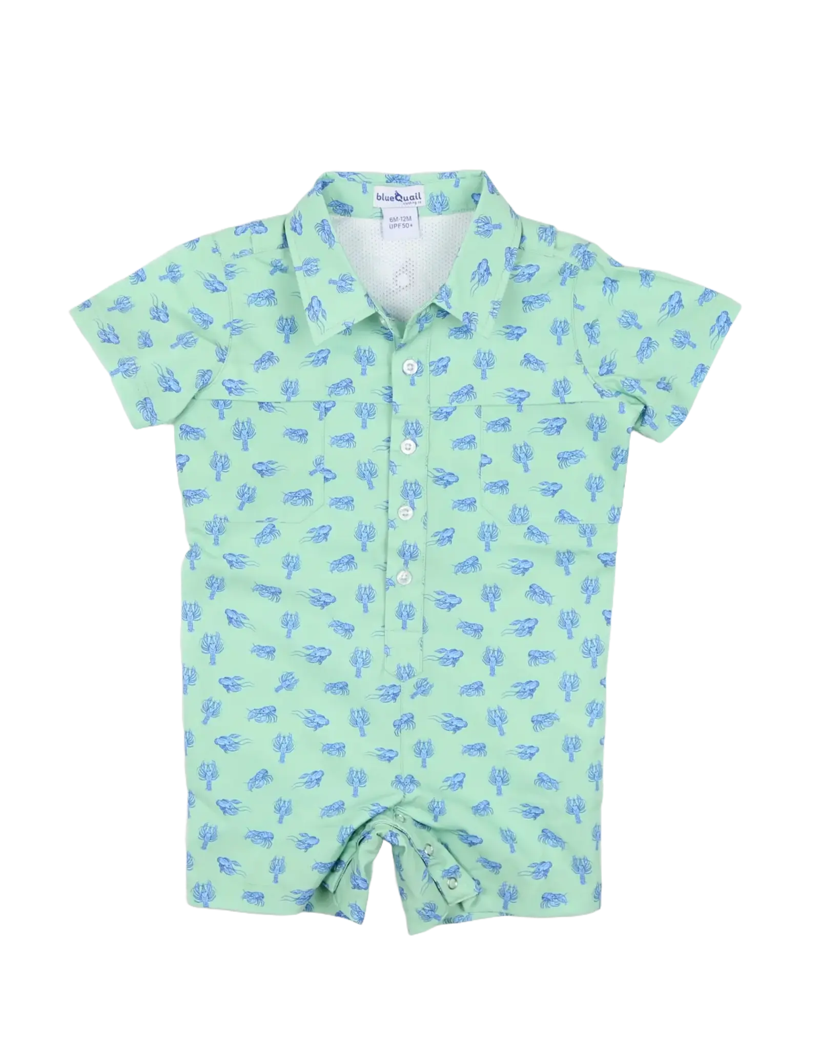 BlueQuail Clothing Co. Mudbugs Short Sleeve Romper