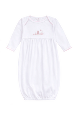Magnolia Baby Bunny Basket Gathered Gown, Pink