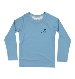 Velvet Fawn Bolt Rash Guard, Ocean Petal