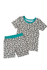 Velvet Fawn Bamboo Pajama Set, Delta Wings