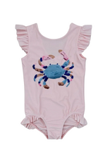 Velvet Fawn Rosalie Swimsuit, Sequin Crab
