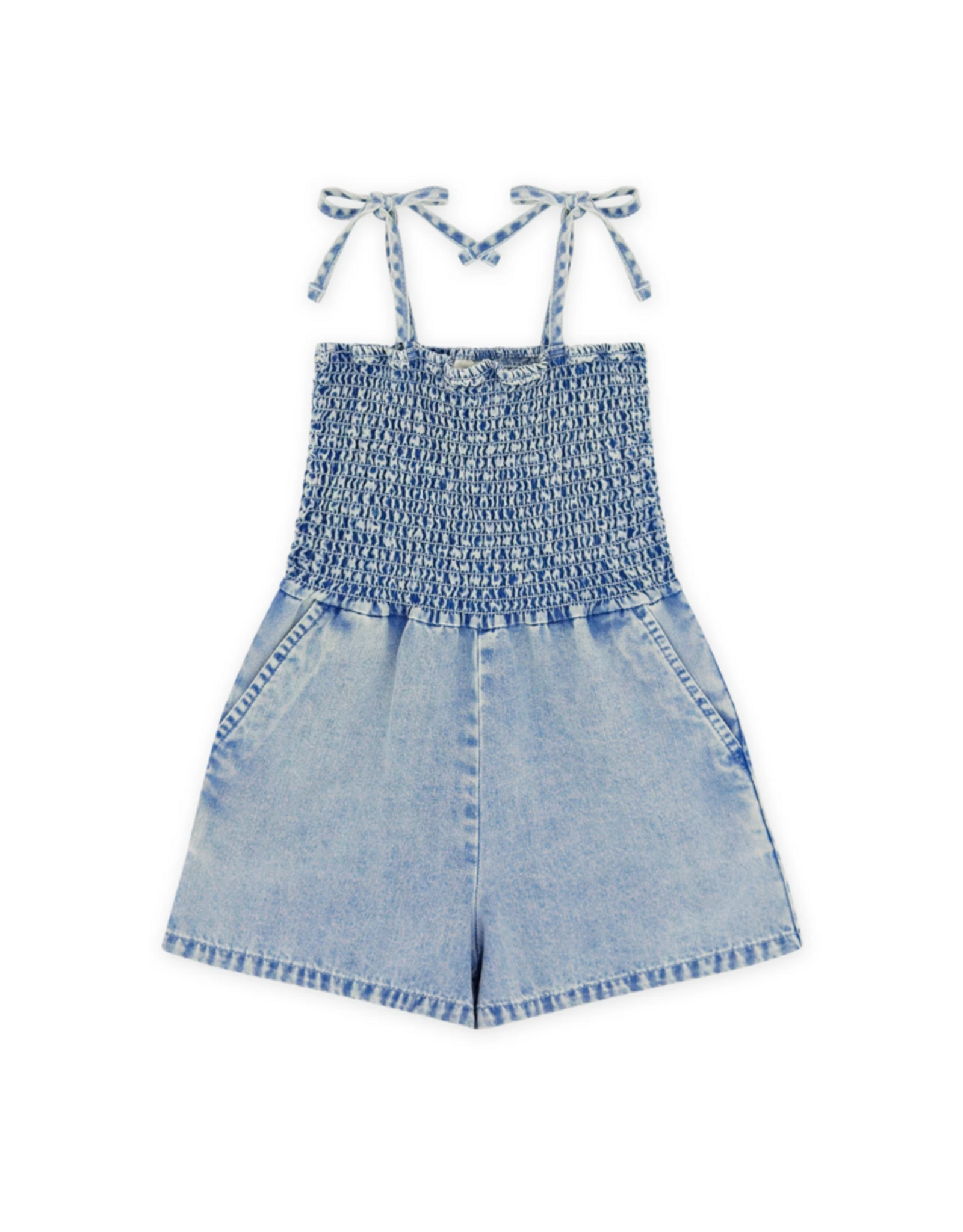Feather4Arrow Brunch Club Romper, Denim