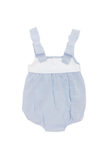 Sweet Dreams Blue Stripe Bow Strap Bubble