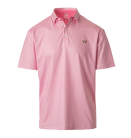 Fieldstone Diamond Performance Polo, Pink