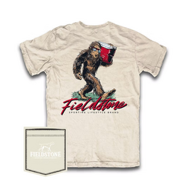 Fieldstone Tailgate Bigfoot T-shirt, Yellow