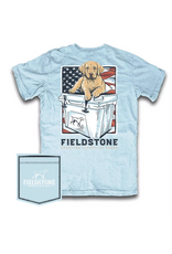 Fieldstone Cooler Puppy T-shirt, Chambray