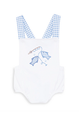 Magnolia Baby Gone Fishing Applique Criss-Cross Bubble