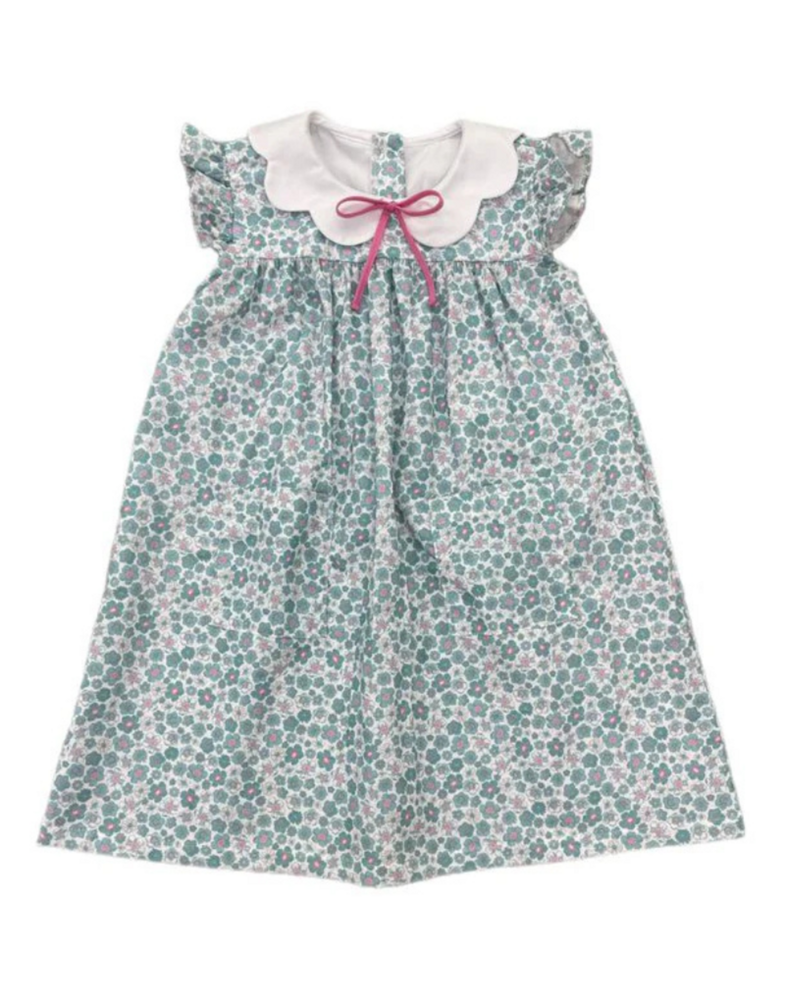 Love George Liberty Turquoise Floral Dress