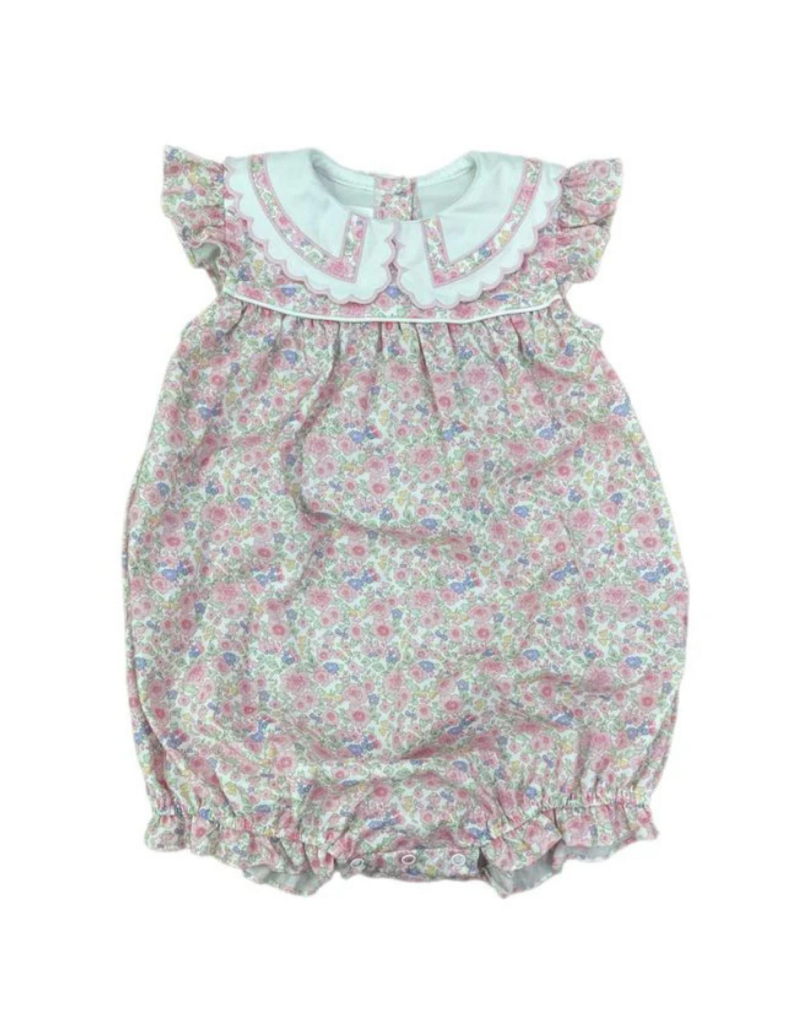 Love George Pink Floral Cotton Bubble