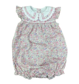 Love George Pink Floral Cotton Bubble