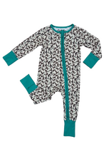 Velvet Fawn Bamboo Zipper Pajama, Delta Wings