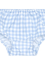 Minnow Oasis Blue Gingham Diaper Swim Cover