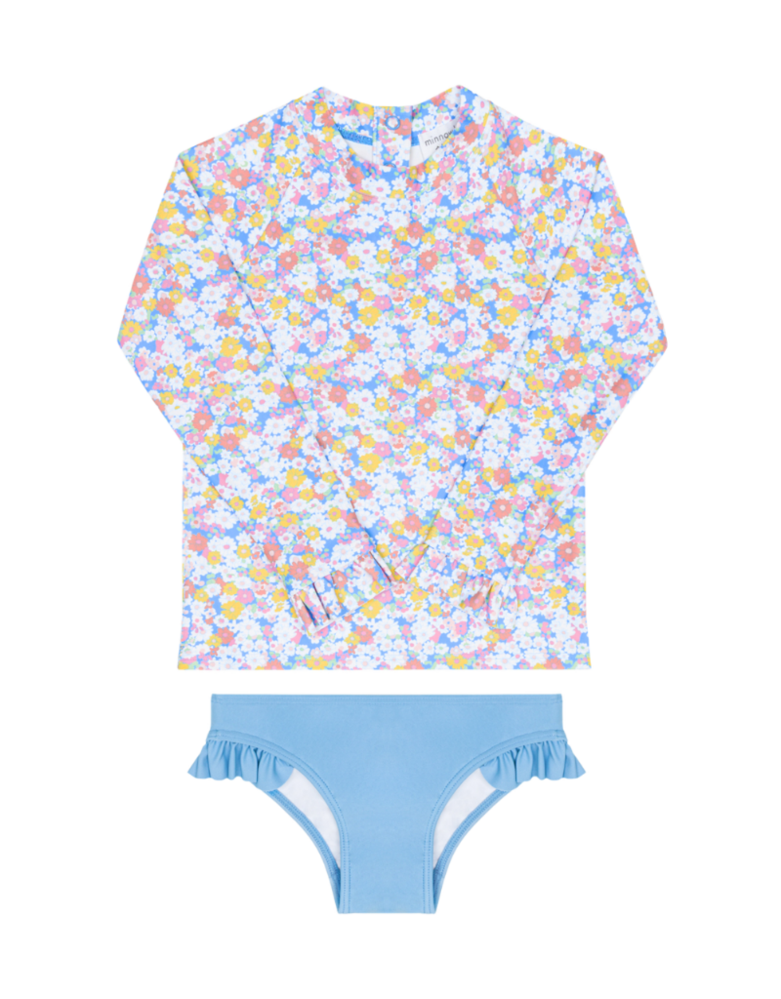Minnow Jasmine Blossom Rashguard Set