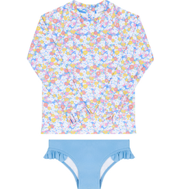Minnow Jasmine Blossom Rashguard Set
