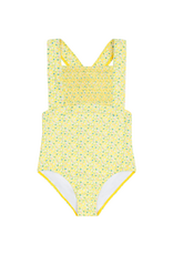 Minnow Petite Fleur Diamond Smocked One Piece