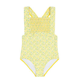 Minnow Petite Fleur Diamond Smocked One Piece