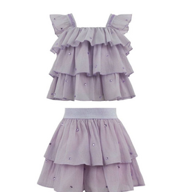 Lola and the Boys Lavender Gems Layered Set