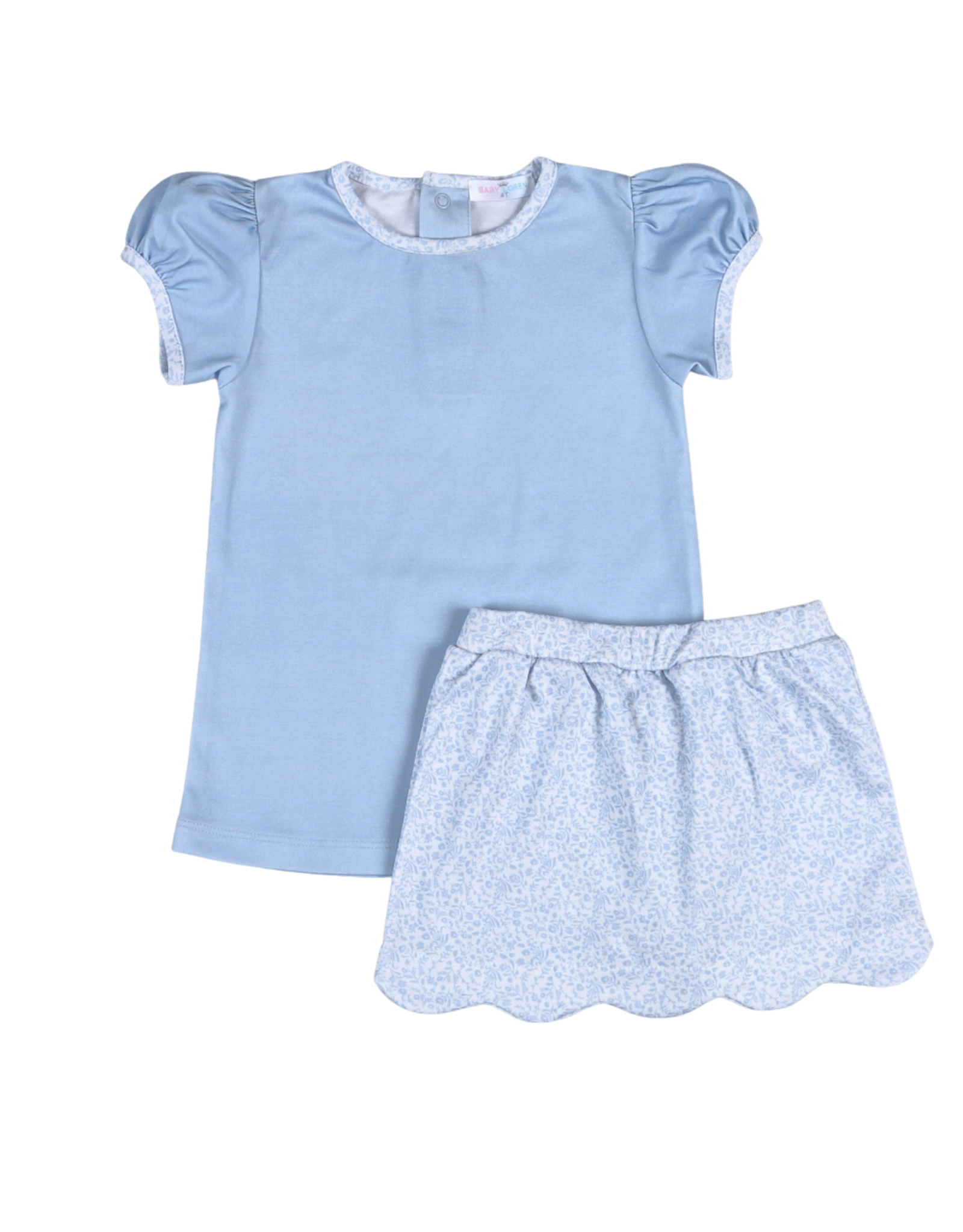 Baby Loren Ivy Floral Pima Skort Set