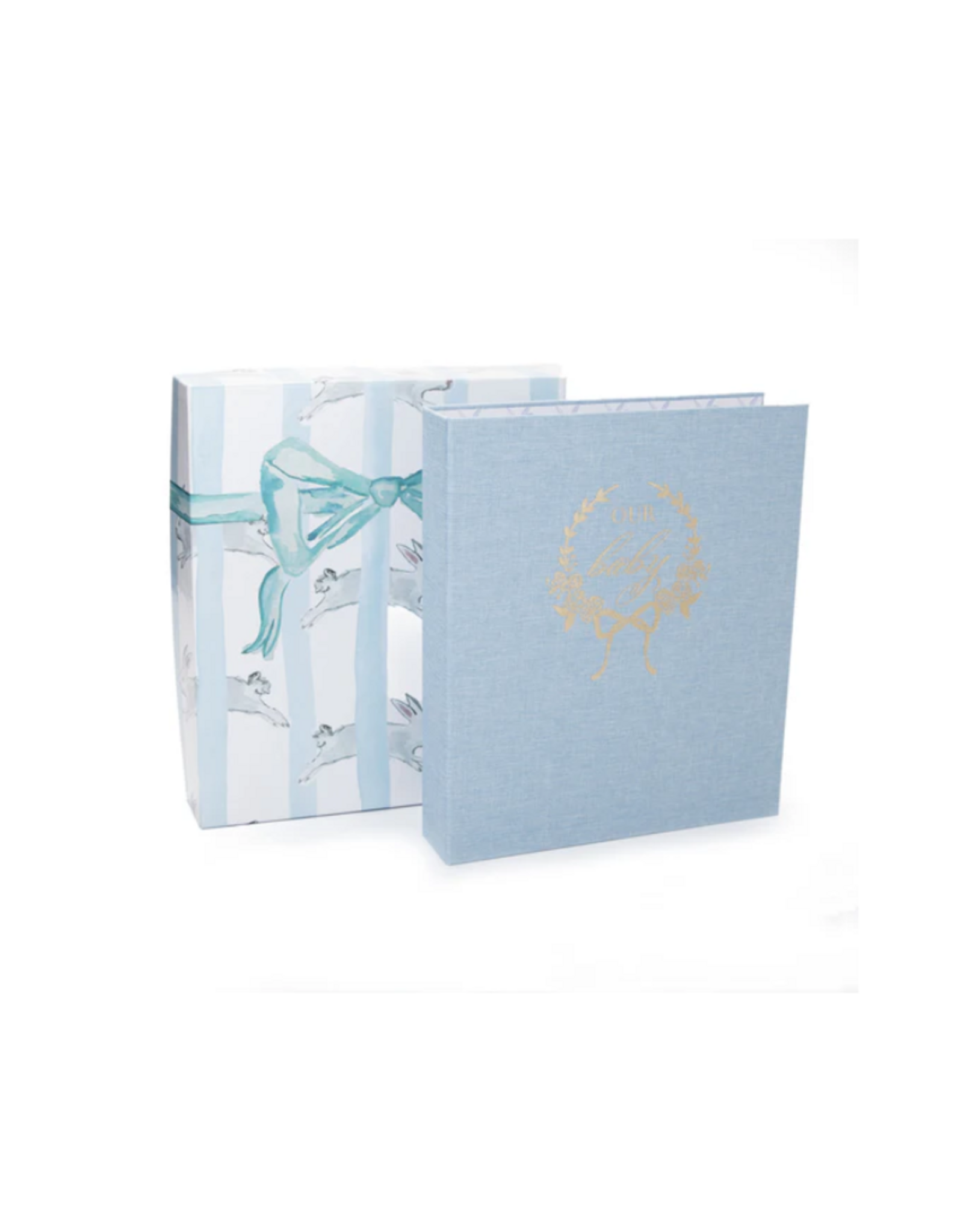 Over The Moon "Our Baby" Memory Book Blue