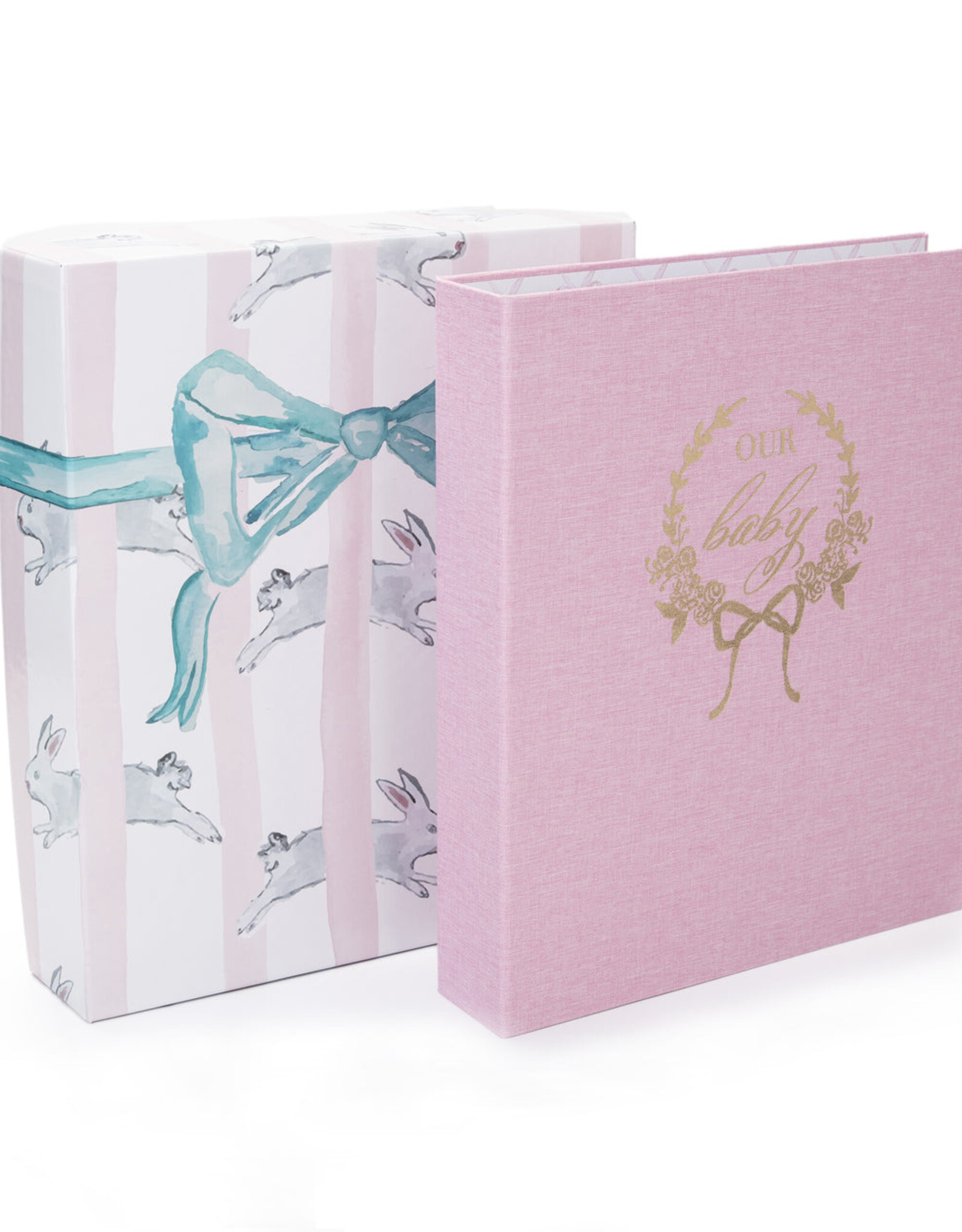 Over The Moon "Our Baby" Memory Book Pink