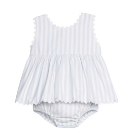Little English Mary Dee Diaper Set, Savannah Stripe
