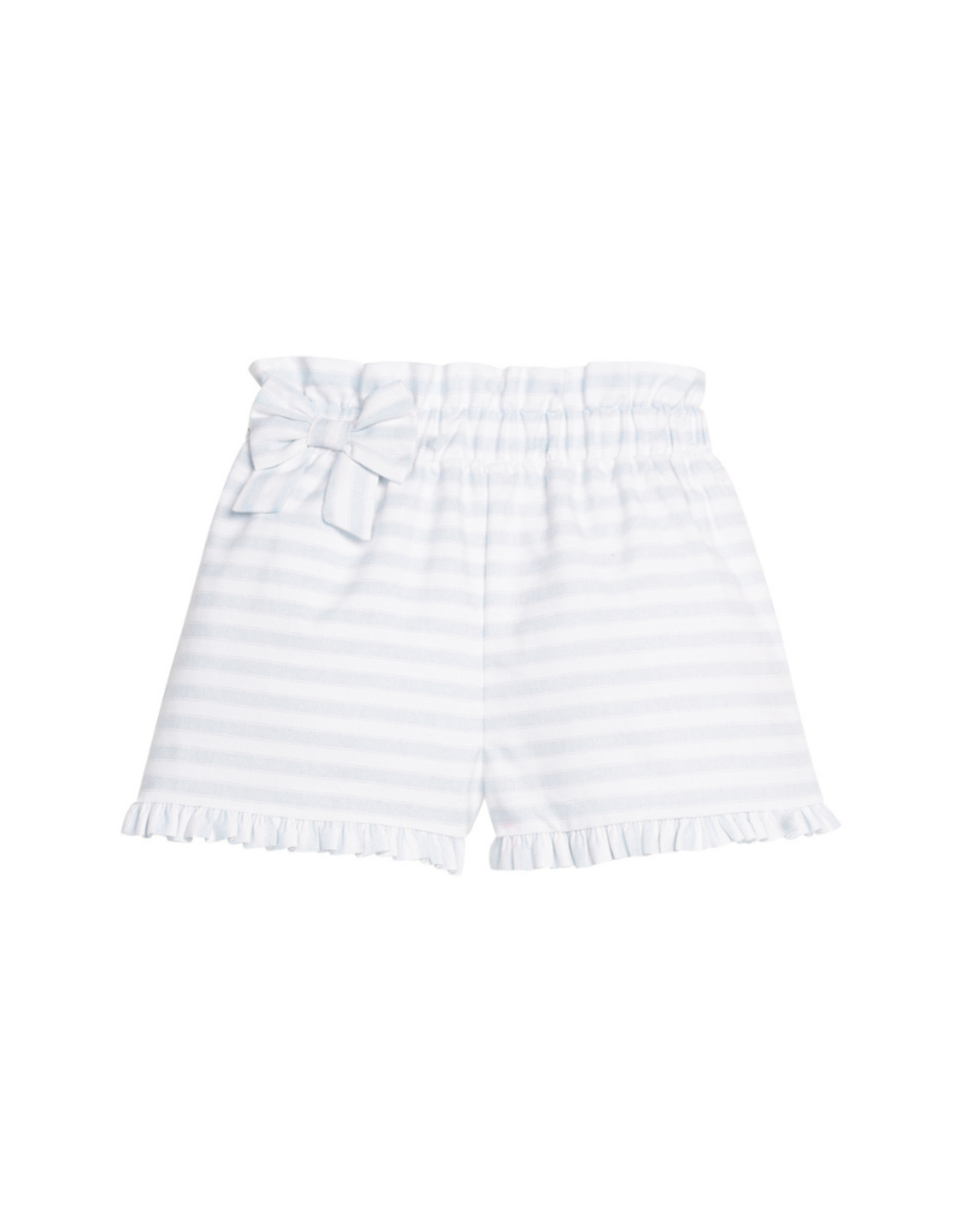 Little English Paperbag Bow Short, Savannah Stripe