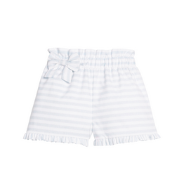 Little English Paperbag Bow Short, Savannah Stripe