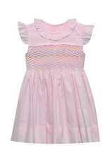 Remember Nguyen Juliette Smocked Dress, Pastel Parade