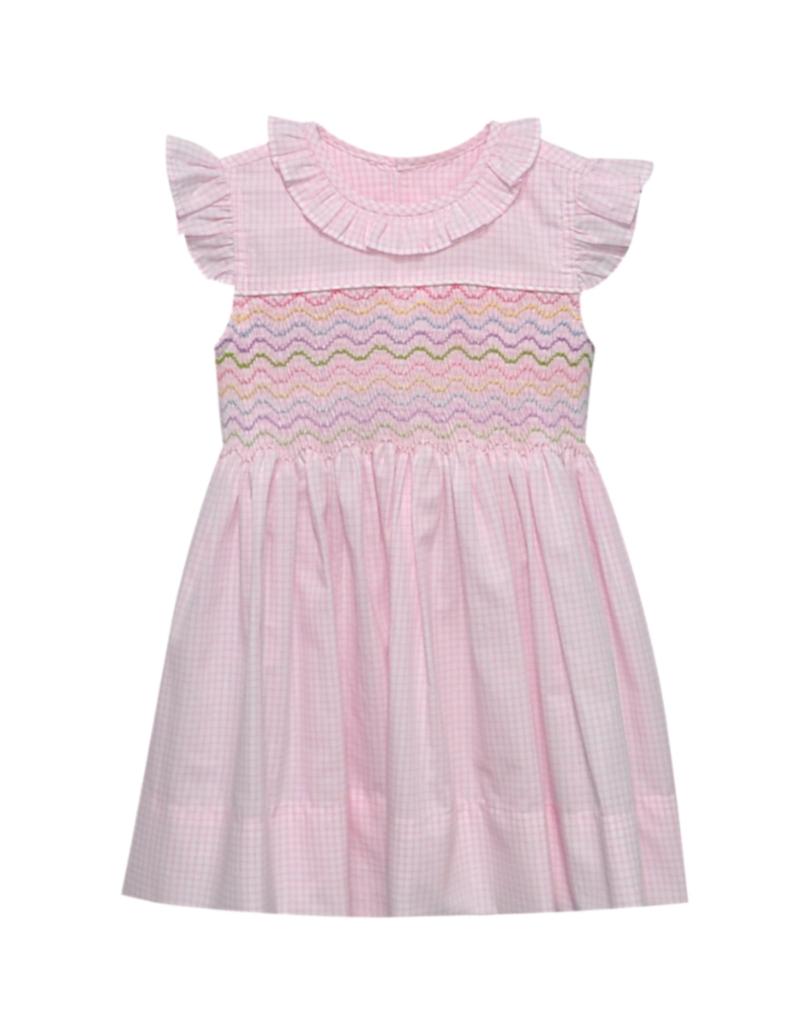 Remember Nguyen Juliette Smocked Dress, Pastel Parade