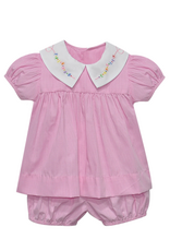 Remember Nguyen Pink Reagan Bloomer Set, Friendship Bracelet