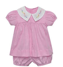 Remember Nguyen Pink Reagan Bloomer Set, Friendship Bracelet