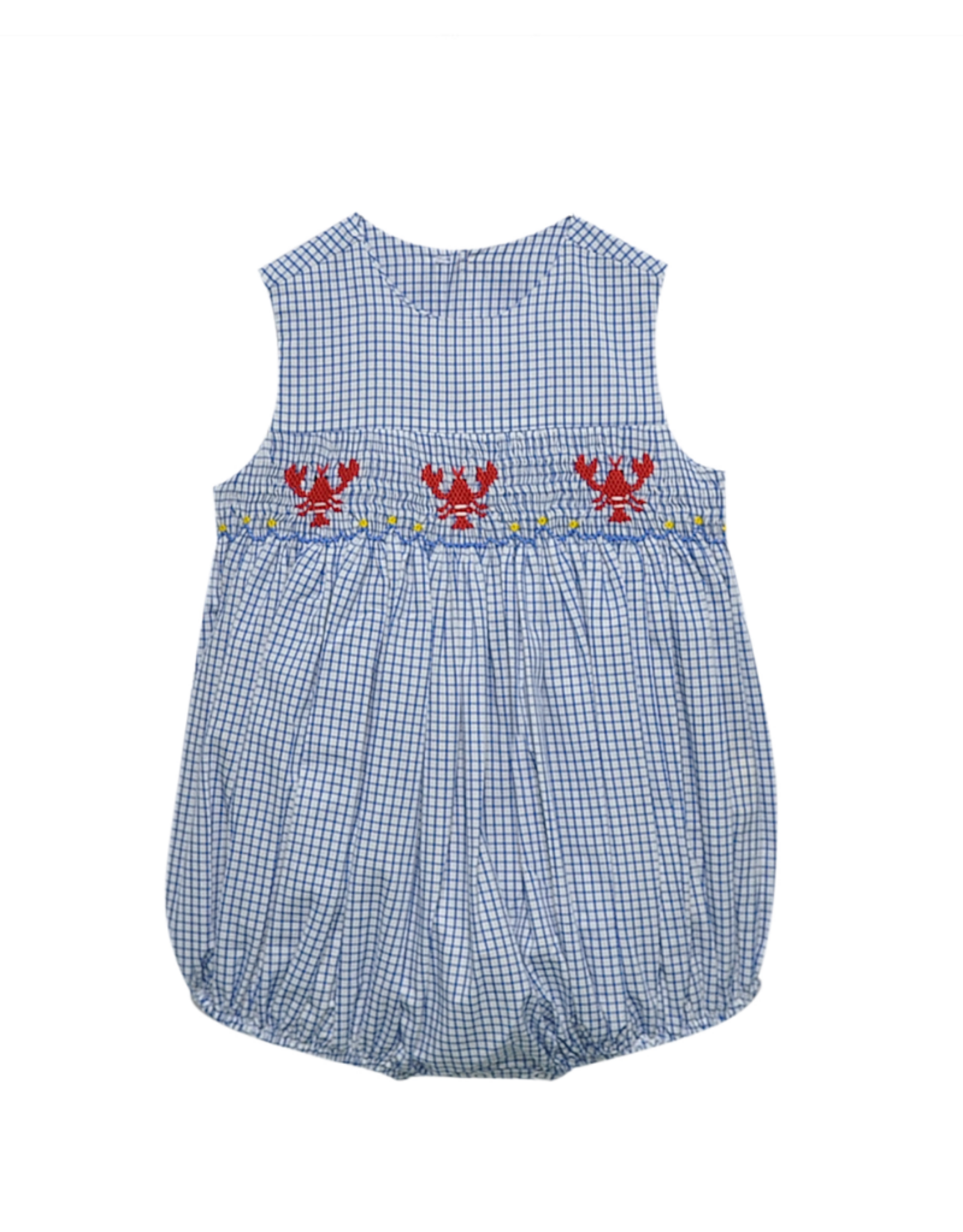 Baby Sen Francis Smocked Bubble, Crawfish