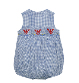 Baby Sen Georgette Smocked Bubble, Crawfish