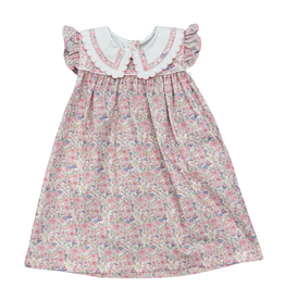 Love George Pink Floral Cotton Dress