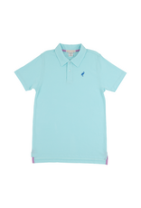 The Beaufort Bonnet Company Prim and Proper Beach Polo, Edisto Egg Blue