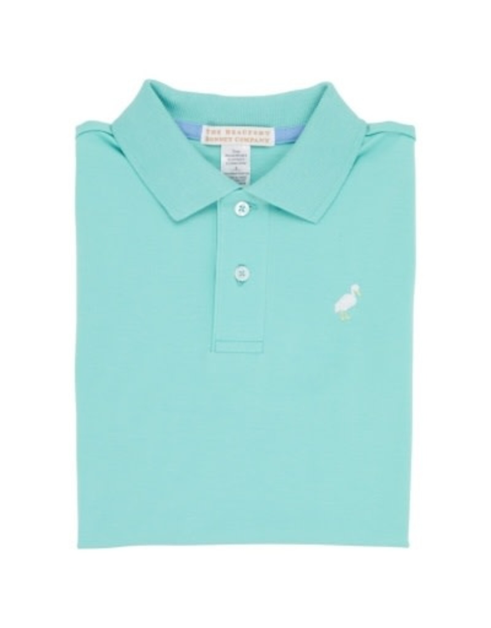 The Beaufort Bonnet Company Prim and Proper SS Polo - Turks Teal