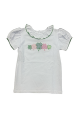Remember Nguyen White Emma Blouse, Clover and Kindness