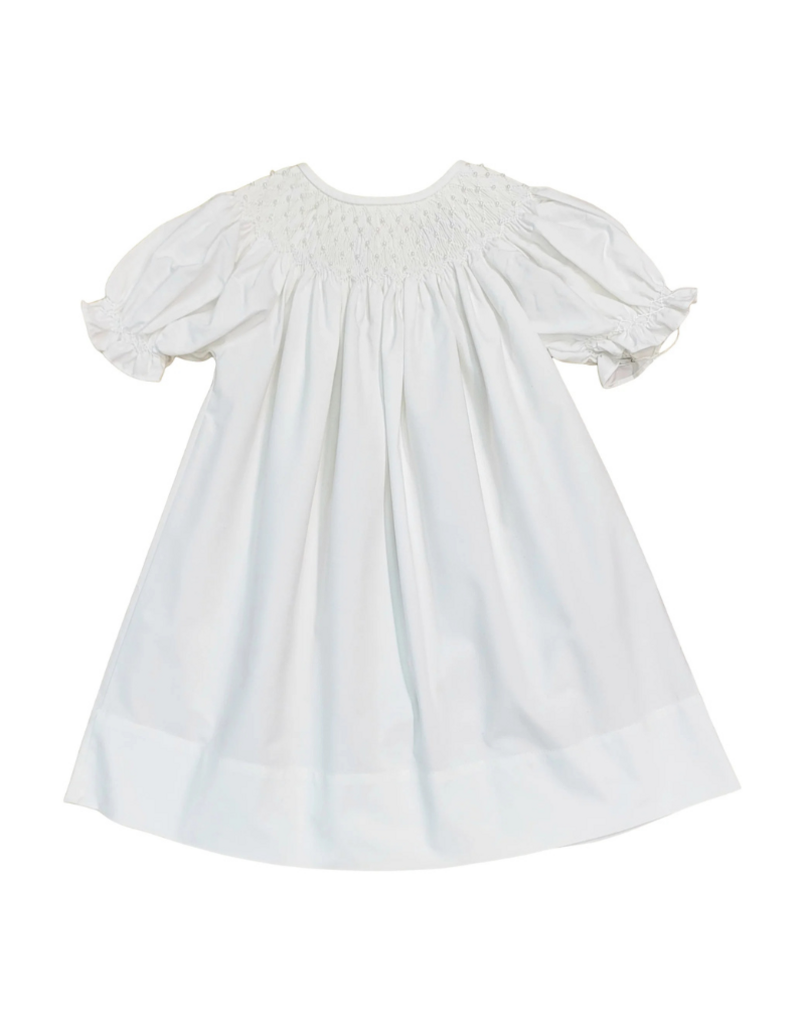 Sweet Dreams Catherine Pearl White Smocked Dress