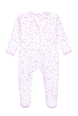 Magnolia Baby Little Golfers Ruffle Zip Footie, Pink