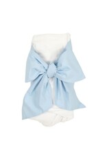 The Beaufort Bonnet Company Bow Swaddle Buckhead Blue