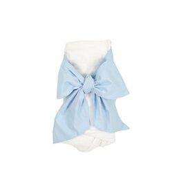 The Beaufort Bonnet Company Bow Swaddle Buckhead Blue